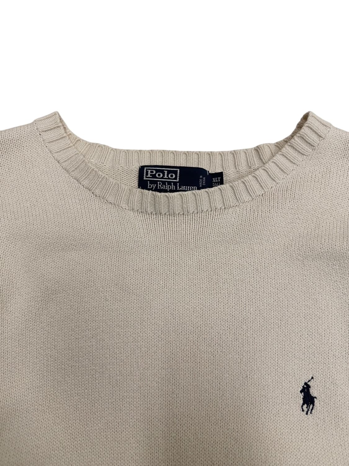 00s 폴로 코튼니트 아이보리 (XL~2XL) 상품이미지3