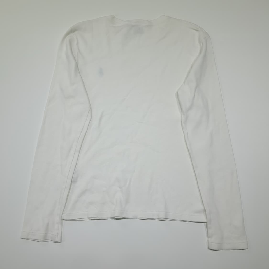 CK053 L 폴로 90s 블루포니 화이트 라운드 티셔츠 상품이미지6