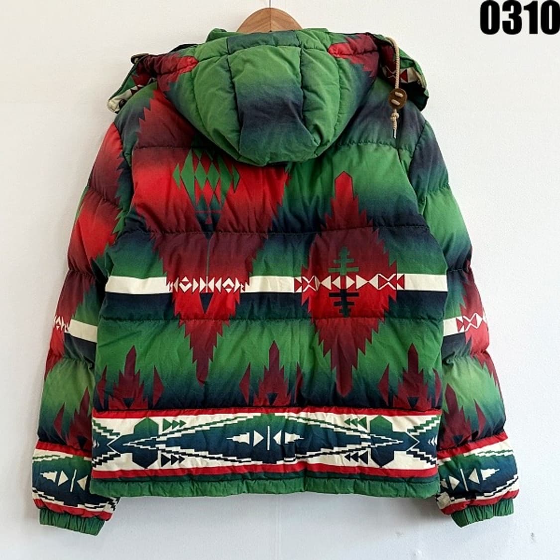 폴로 랄프로렌 네이티브 패턴 다운 패딩 자켓 L 0310 상품이미지9