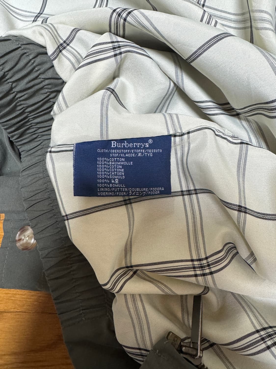 버버리 빈티지 블루종 자켓  상품이미지9