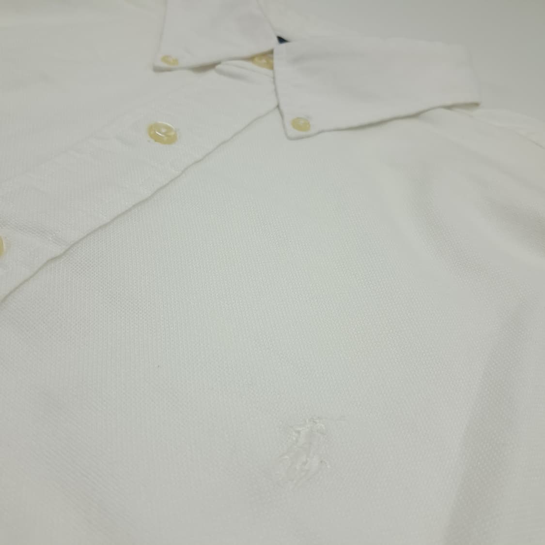 CN805 2XL 폴로 랄프로렌 화이트 긴팔 셔츠 남방 상품이미지5