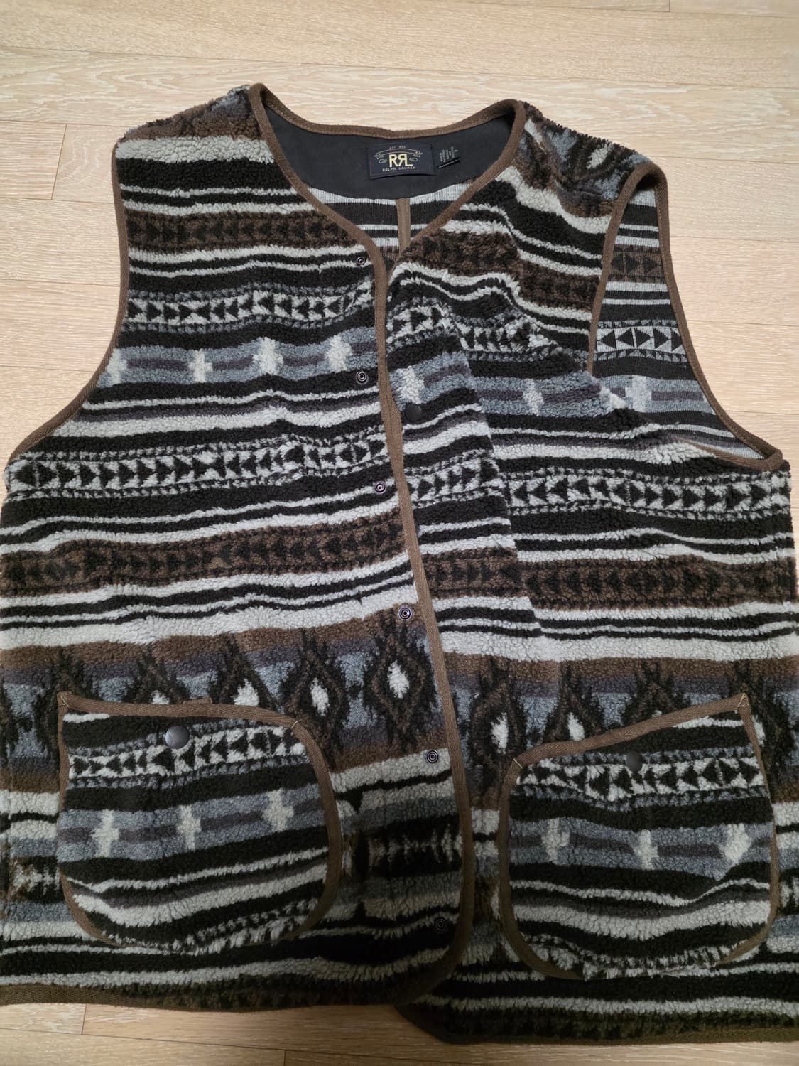 더블알엘 후르스 플리스 베스트 XL 상품이미지1