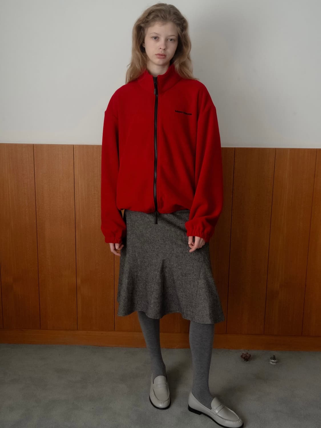 스무드무드 페르소나 스커트_그레이 상품이미지3