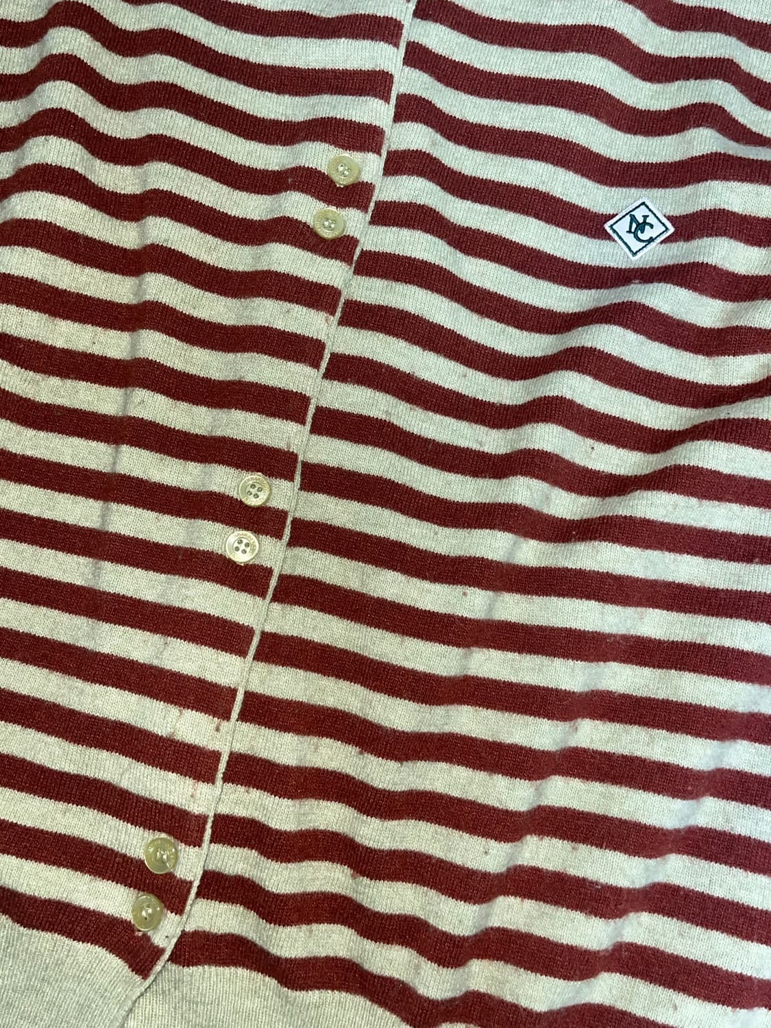 노컨텐츠 Stripe button cardigan 가디건 상품이미지6
