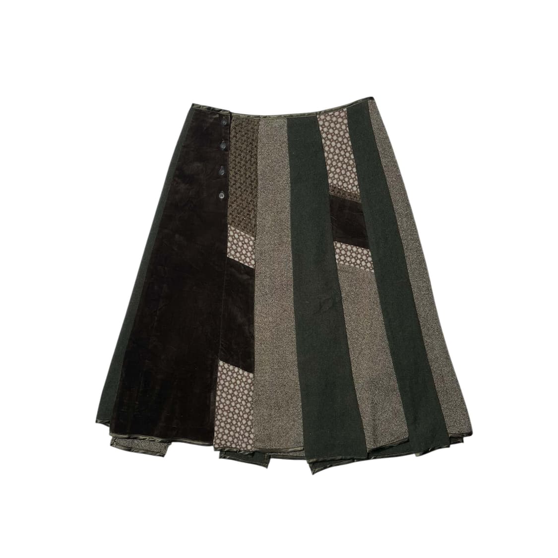 Dress for me 멀티패브릭 스커트 상품이미지4