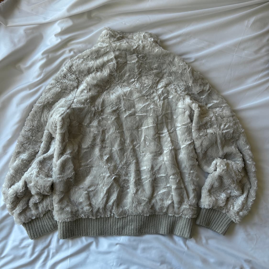 빈티지 퍼 집업 점퍼 상품이미지9