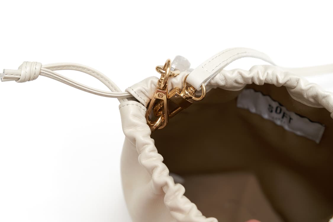 소프트서울 가방 MIX DUST LEATHER BAG_WHITE  상품이미지6