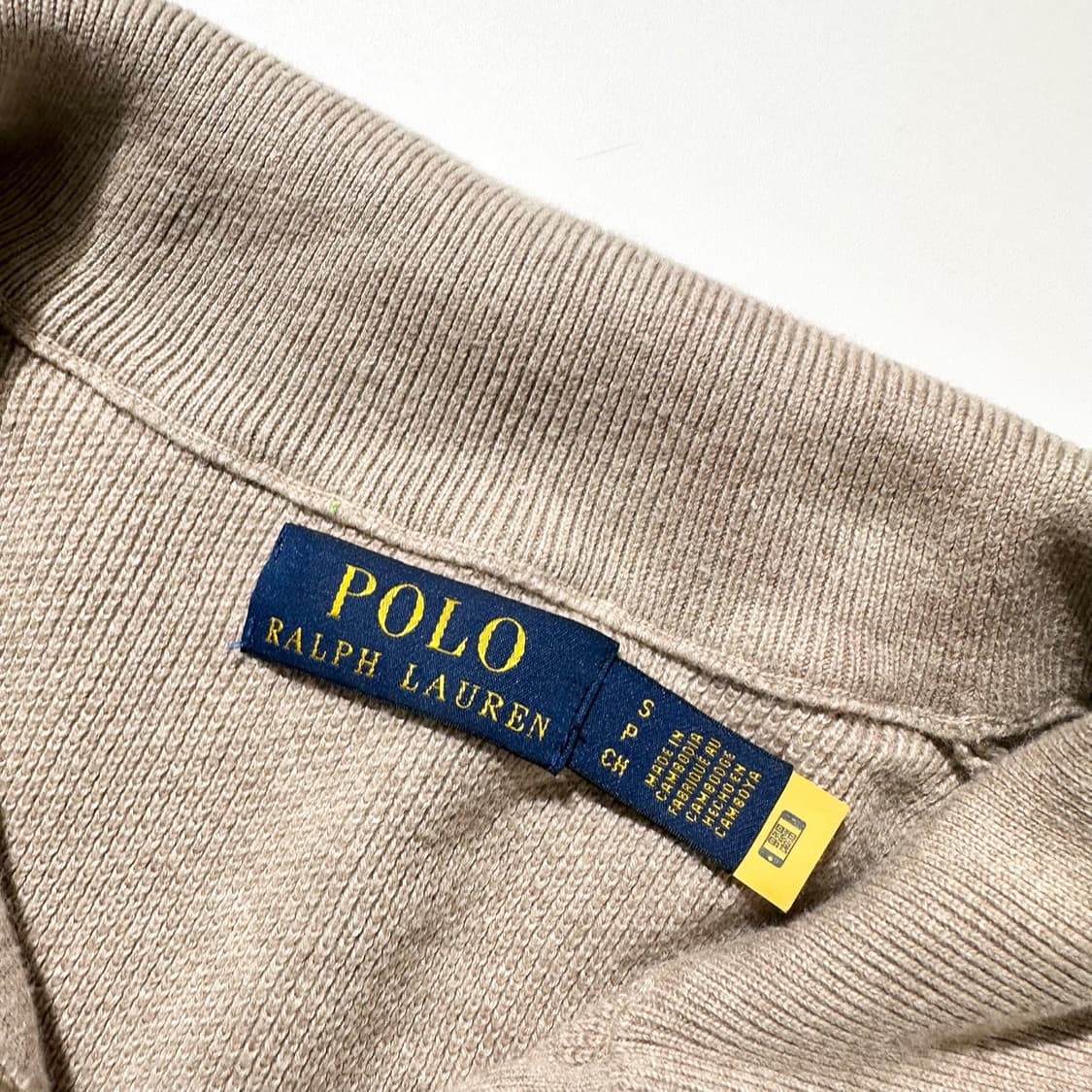 폴로 랄프로렌 하프집업 니트 (신형QR) 상품이미지4