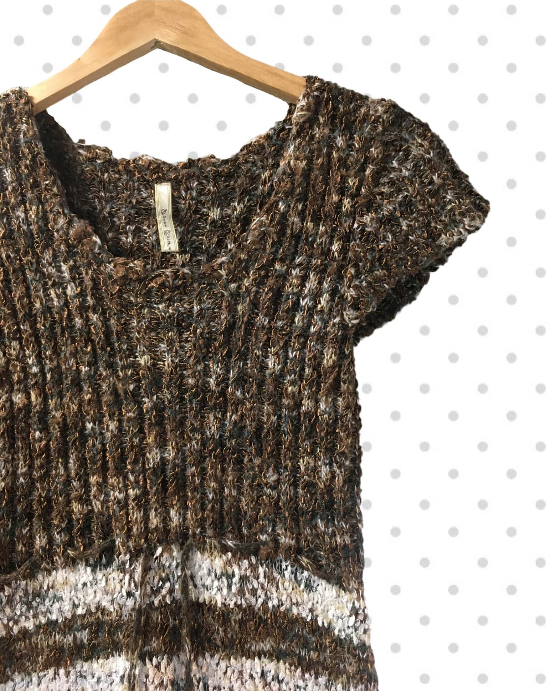 vintage tassel bohemian dress brown 상품이미지6