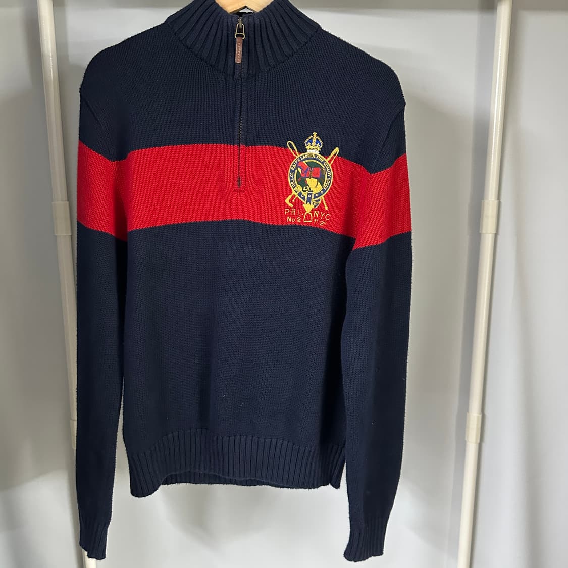 빈티지 폴로 랄프로렌 하프 집업 니트 상품이미지1