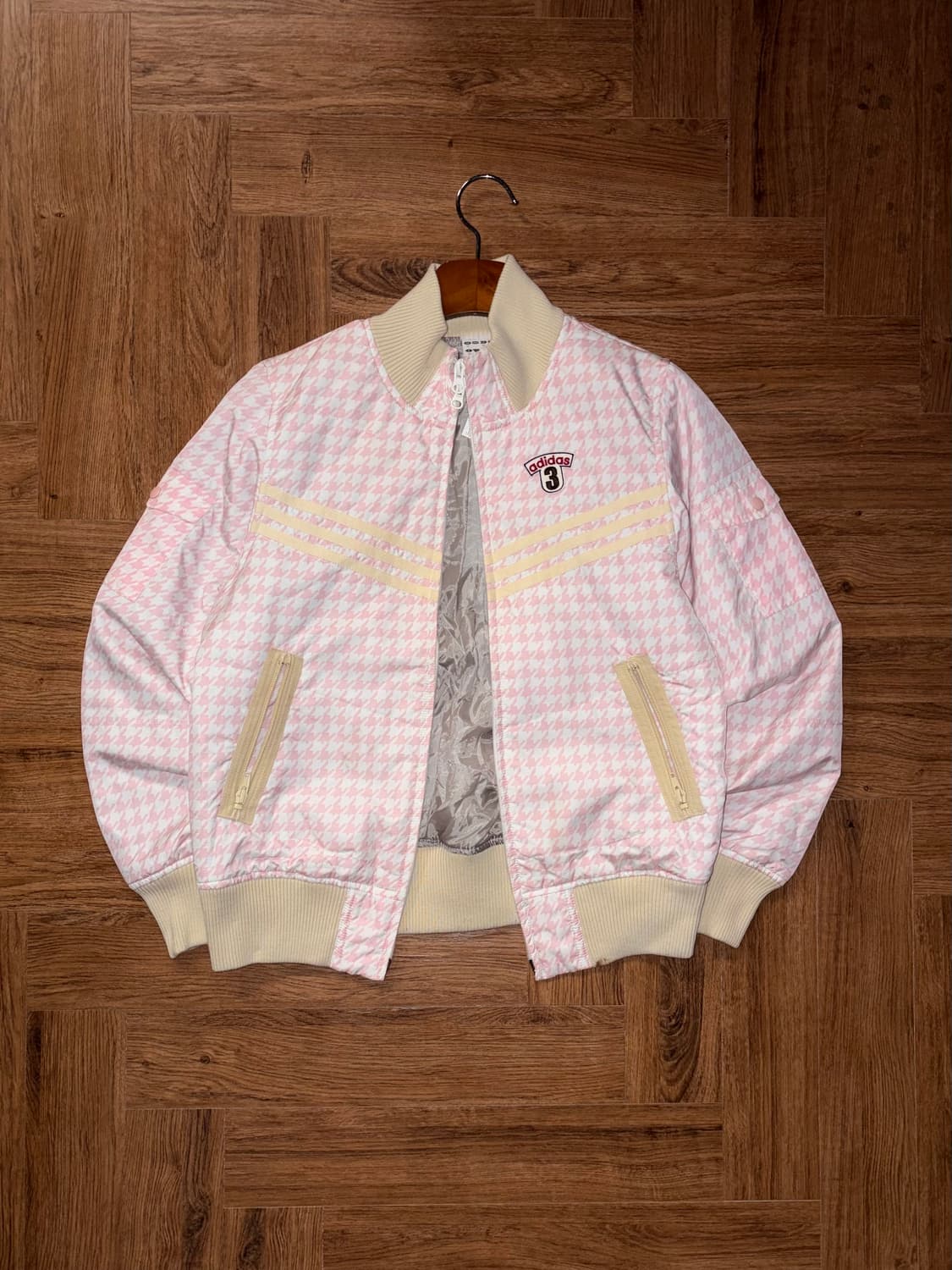 아디다스 타탄체크 투웨이 패딩 상품이미지3