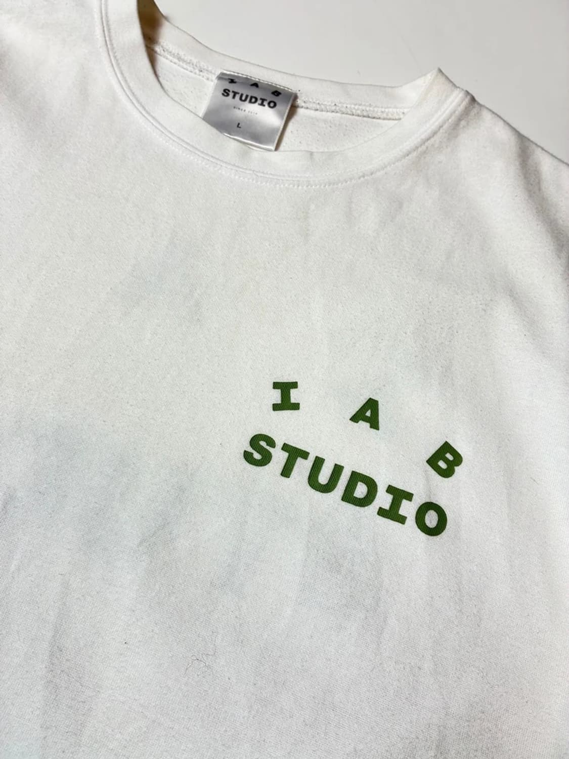 아이앱스튜디오 빅로고 오버핏 반팔 티셔츠 PN9090 상품이미지5