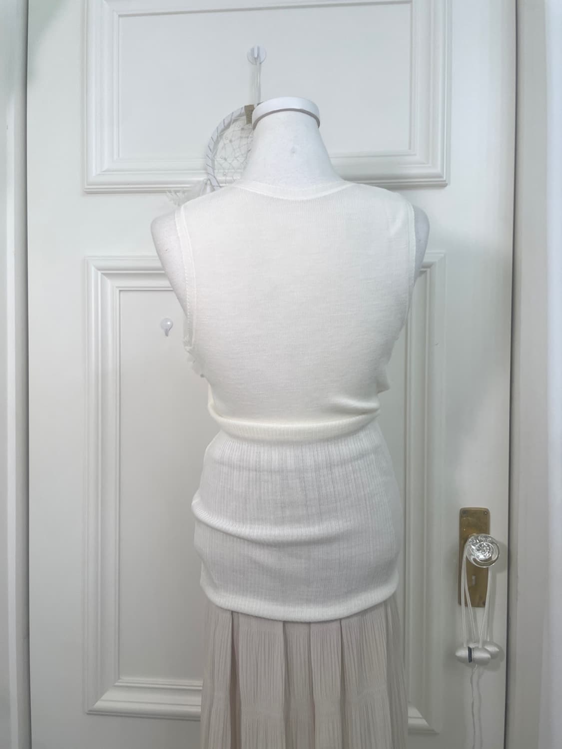 lavender stripe embroidery summer shirt 상품이미지9