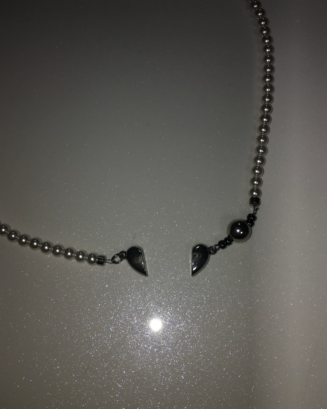 magnet heart necklace 상품이미지2