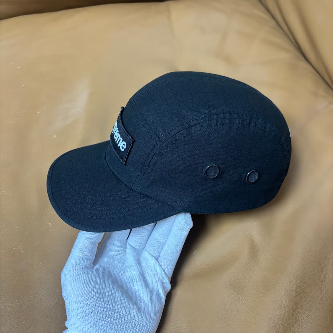 슈프림 캠프캡 모자 박스로고 24ss 밀리터리 블랙 상품이미지4