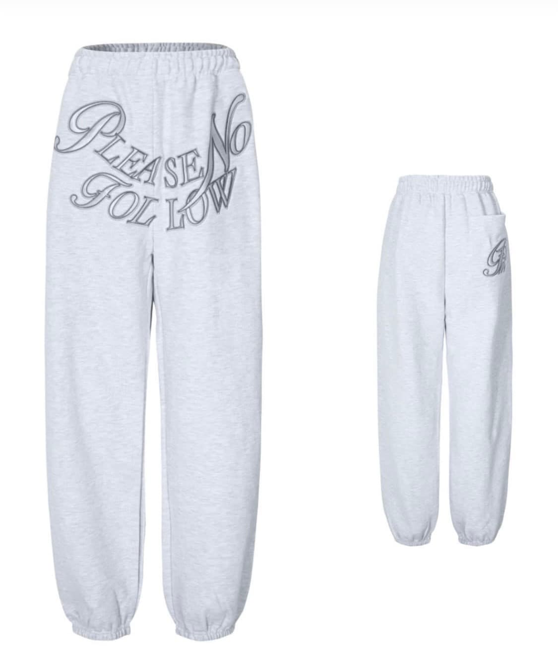 (새상품) 플노팔 마미조거 화이트 멜란지 상품이미지1