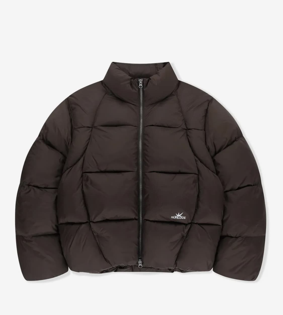 썬러브 Toray Slice Down Jacket 패딩 브라운 상품이미지1