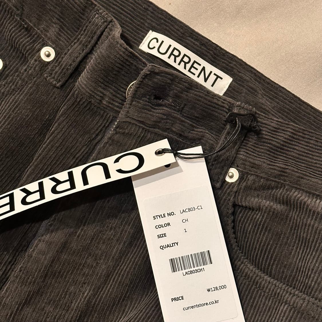 CURRENT 커렌트 겨울 코듀로이 팬츠 새상품 상품이미지4