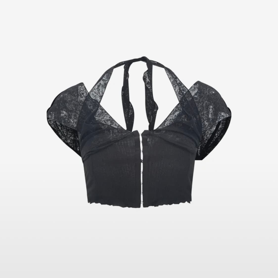 익스파이어드걸 에이프릴 코르셋 탑 블랙 상품이미지2