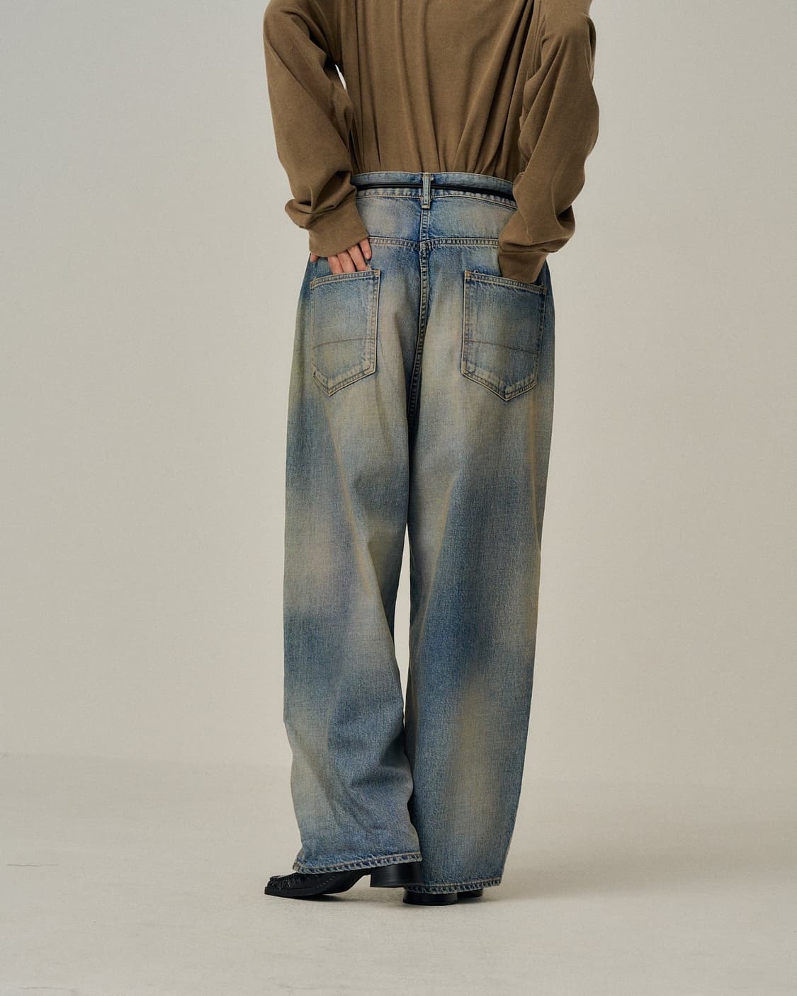 [3] 안셀름 #05 aging 01 indigo pants 상품이미지3