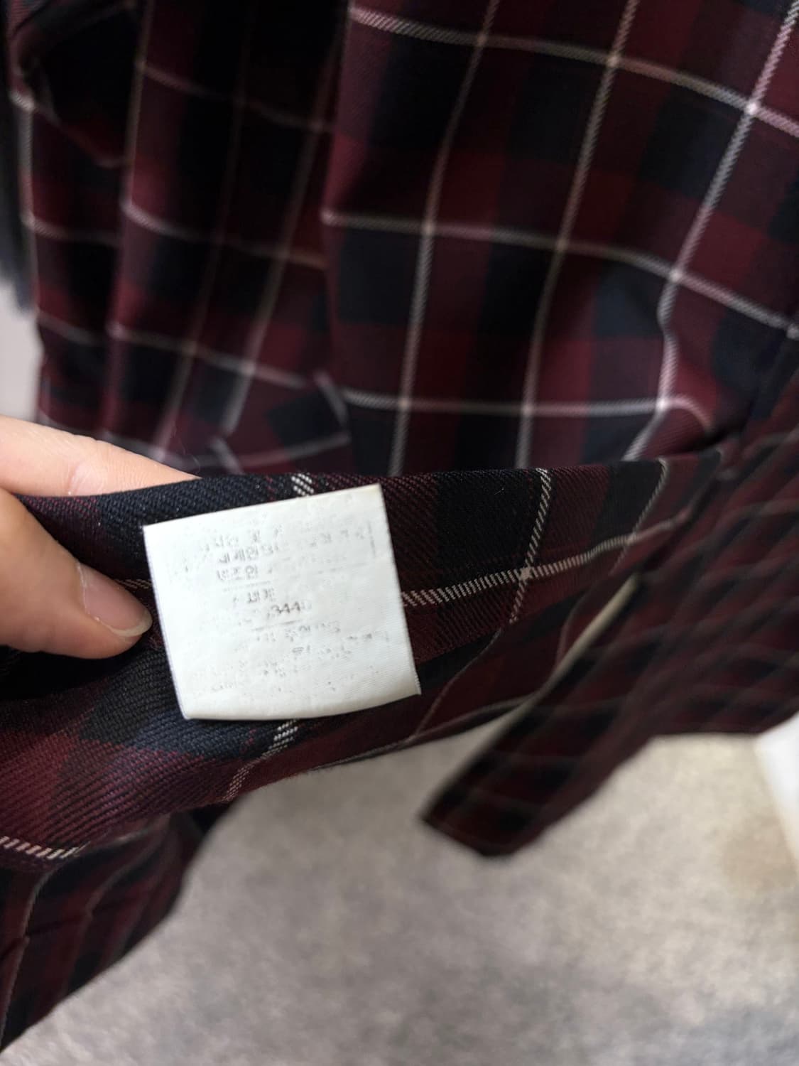입생로랑 체크 셔츠* 상품이미지7