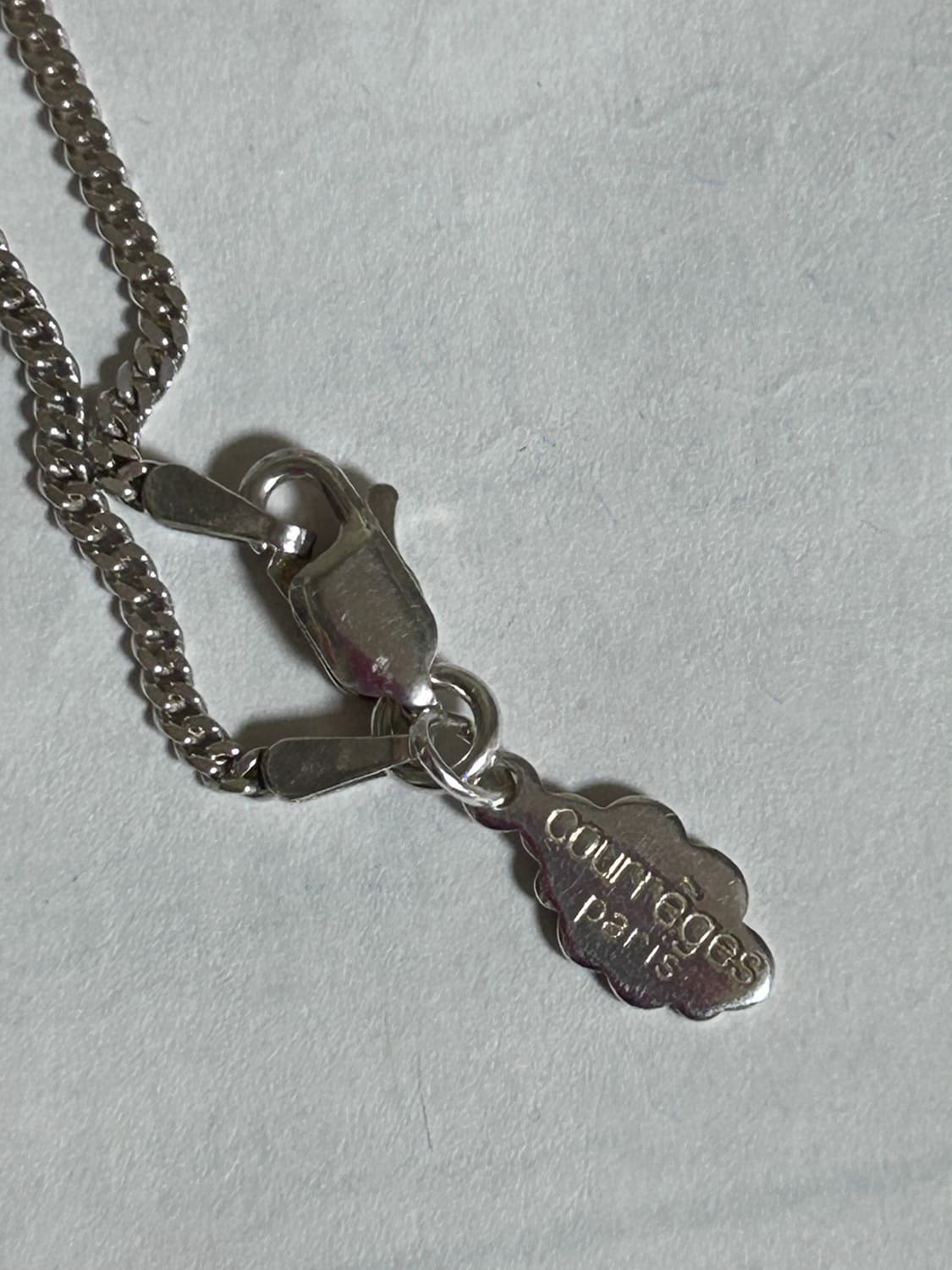 꾸레쥬 925 리본 하트 목걸이 (발레코어)희귀 상품이미지5