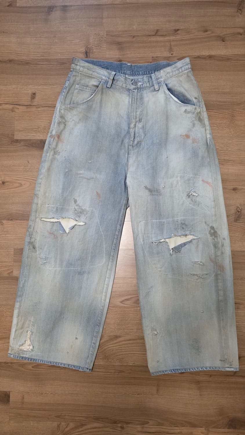 안셀름 #4 AGING01 PANTS - Indigo 상품이미지7