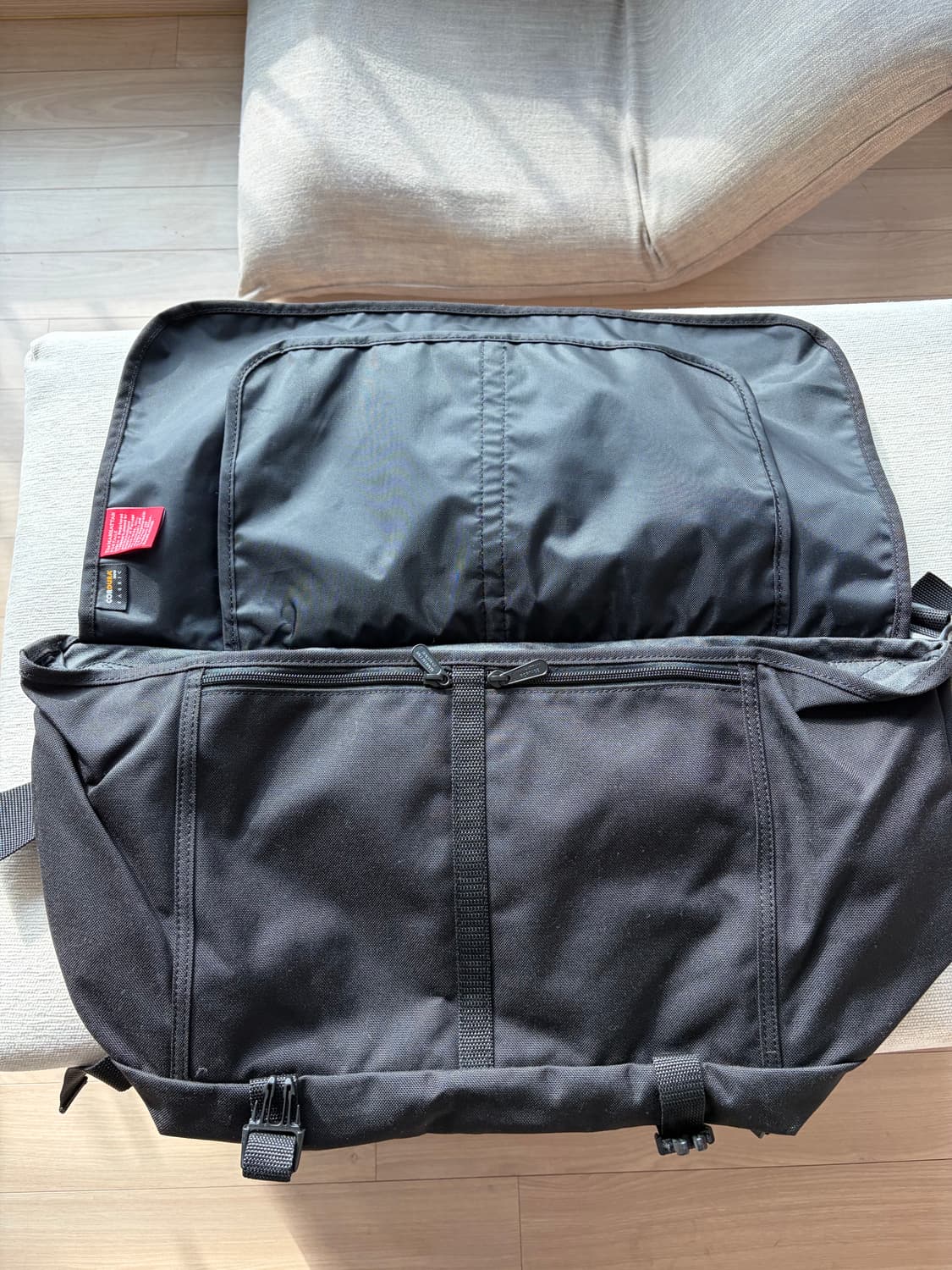 (새상품) 맨하탄포티지 NY 메신저 백 LG 블랙 상품이미지5