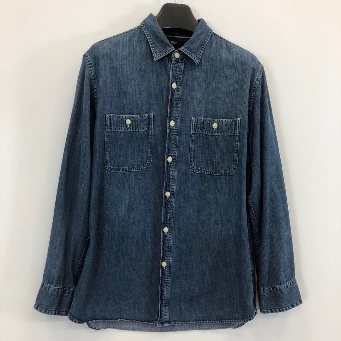 유니클로 샴브레이셔츠 L 상품이미지1