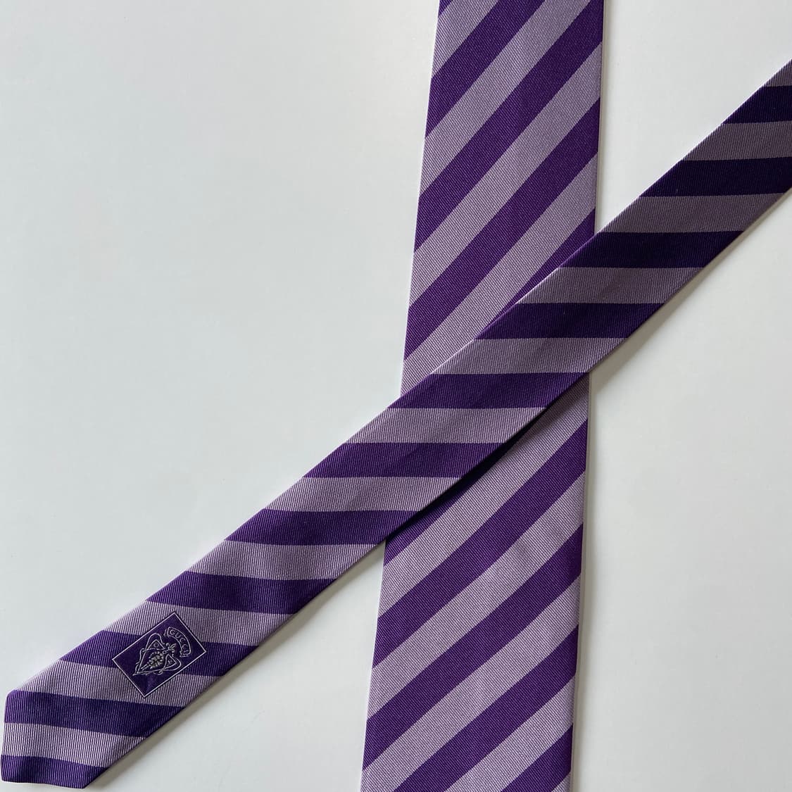 최상급 구찌(GUCCI) 영문로고 명품 정품 넥타이 상품이미지4