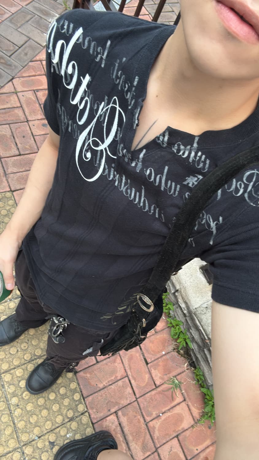 00s mood lettering halfsleeve 상품이미지7