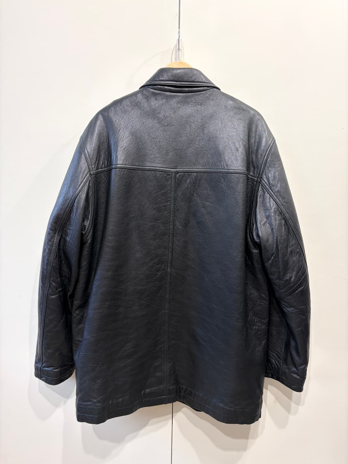 90's 바라쿠타 오리지널 레더 카 코트 상품이미지4