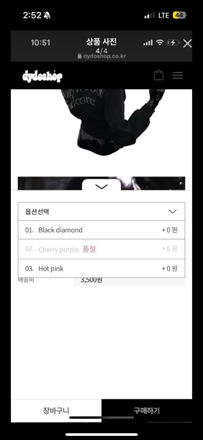 dydoshop 코르셋 후드집업 체리퍼플 상품이미지4