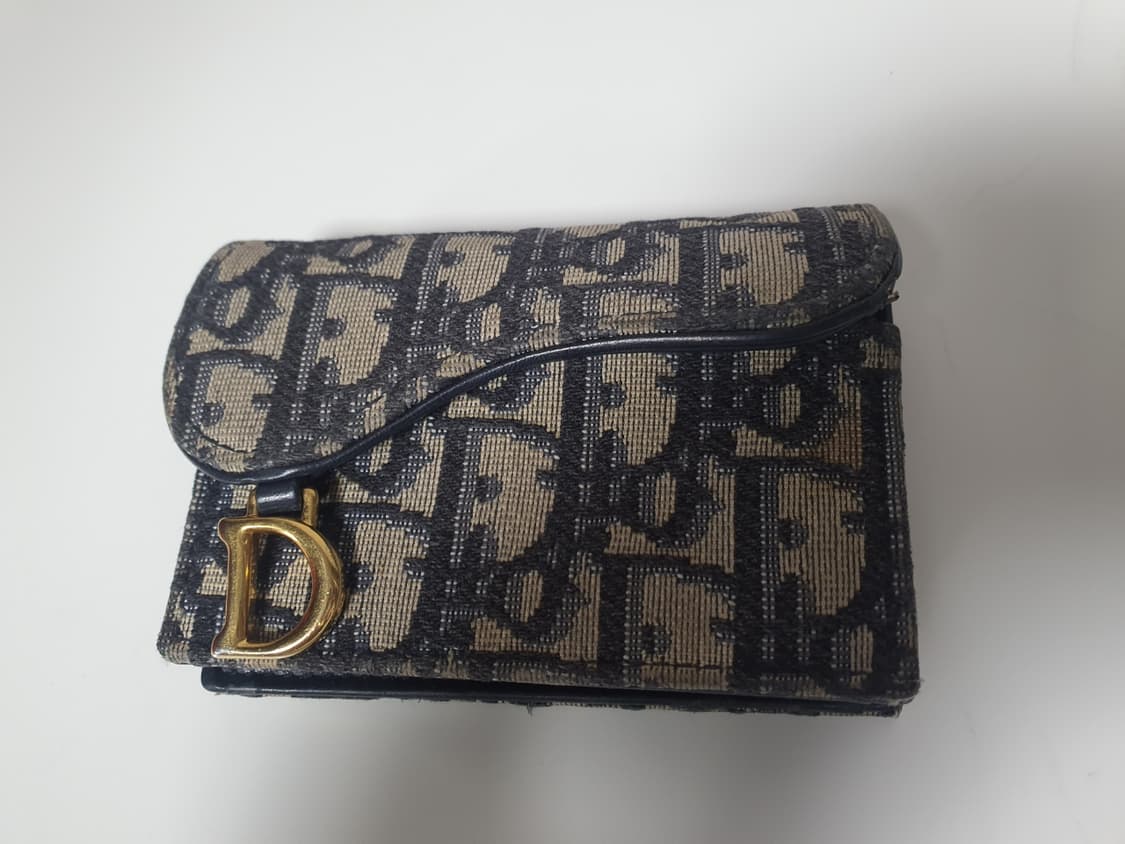 디올 정품 오블리크 새들 카드지갑 팝니다 상품이미지1