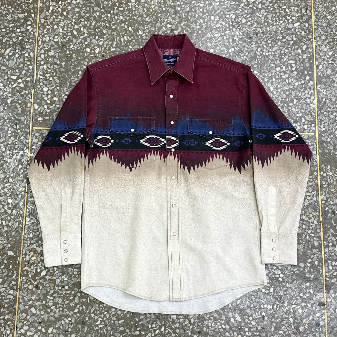 90s 랭글러 나바호 웨스턴 셔츠 M 상품이미지1