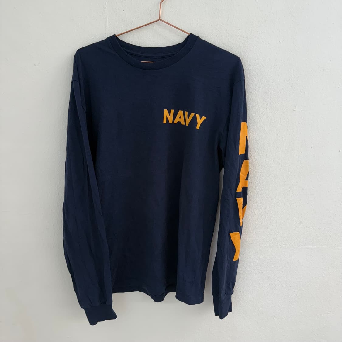 90s US Navy SOFFEE 미군 스웻셔츠 (M) 상품이미지1