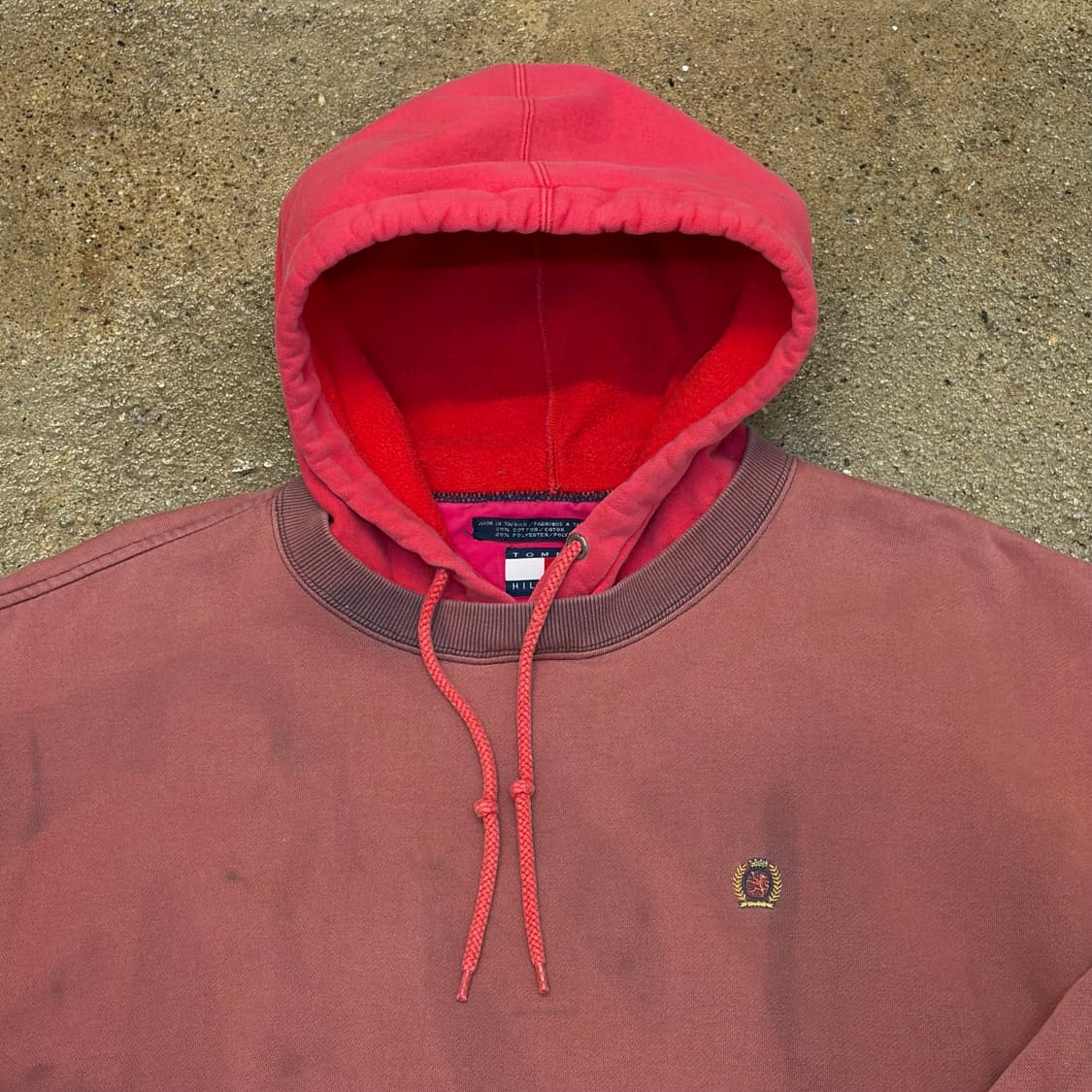90s 미국 빈티지 타미힐피거 빅로고 후드티 상품이미지7