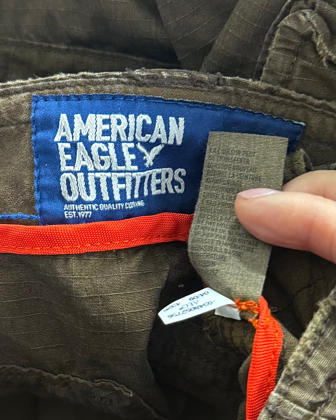 아메리칸 이글 카고 반바지 워크 팬츠 30 포켓 건빵 브라운 갈색 웨스턴 상품이미지5