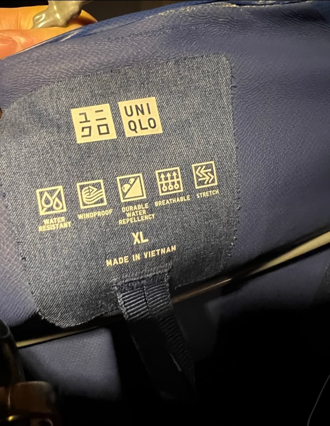 유니클로 파카 바람막이 블루 상품이미지2