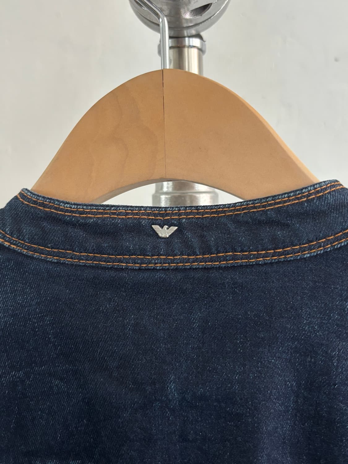 ARMANI JEANS 아르마니 진스 슬림 셔링 데님 자켓 상품이미지8