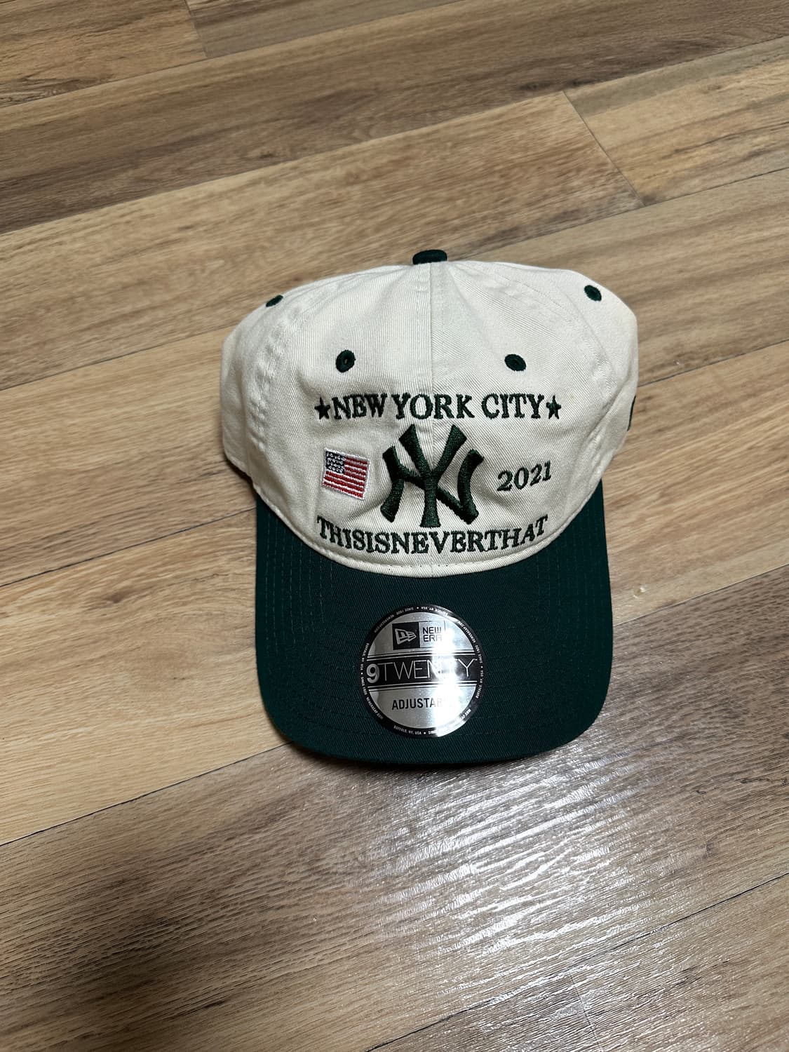 뉴에라 x 디스이즈네버댓 볼캡 그린 구버전 9twenty 상품이미지1