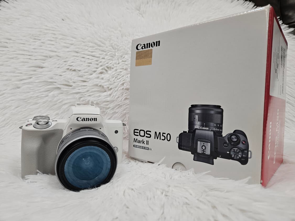 [민트] 캐논 EOS M50 Mark II 번들 렌즈, 미러리스 카메라 상품이미지1