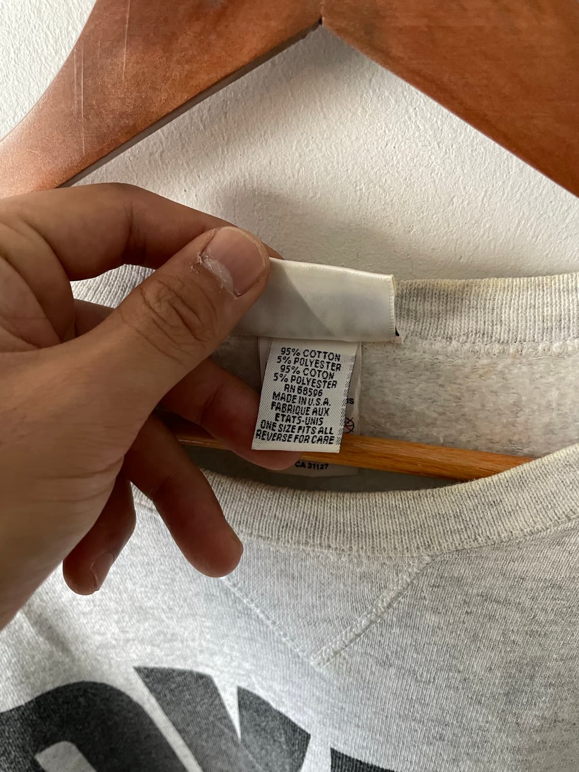 90‘s USA Vintage DKNY Sweatshirt 상품이미지4