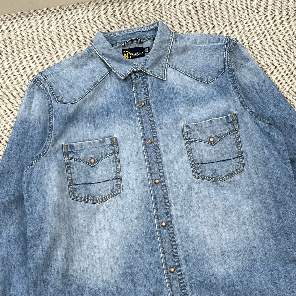 노티카 워크 데님 셔츠 r3352 상품이미지3