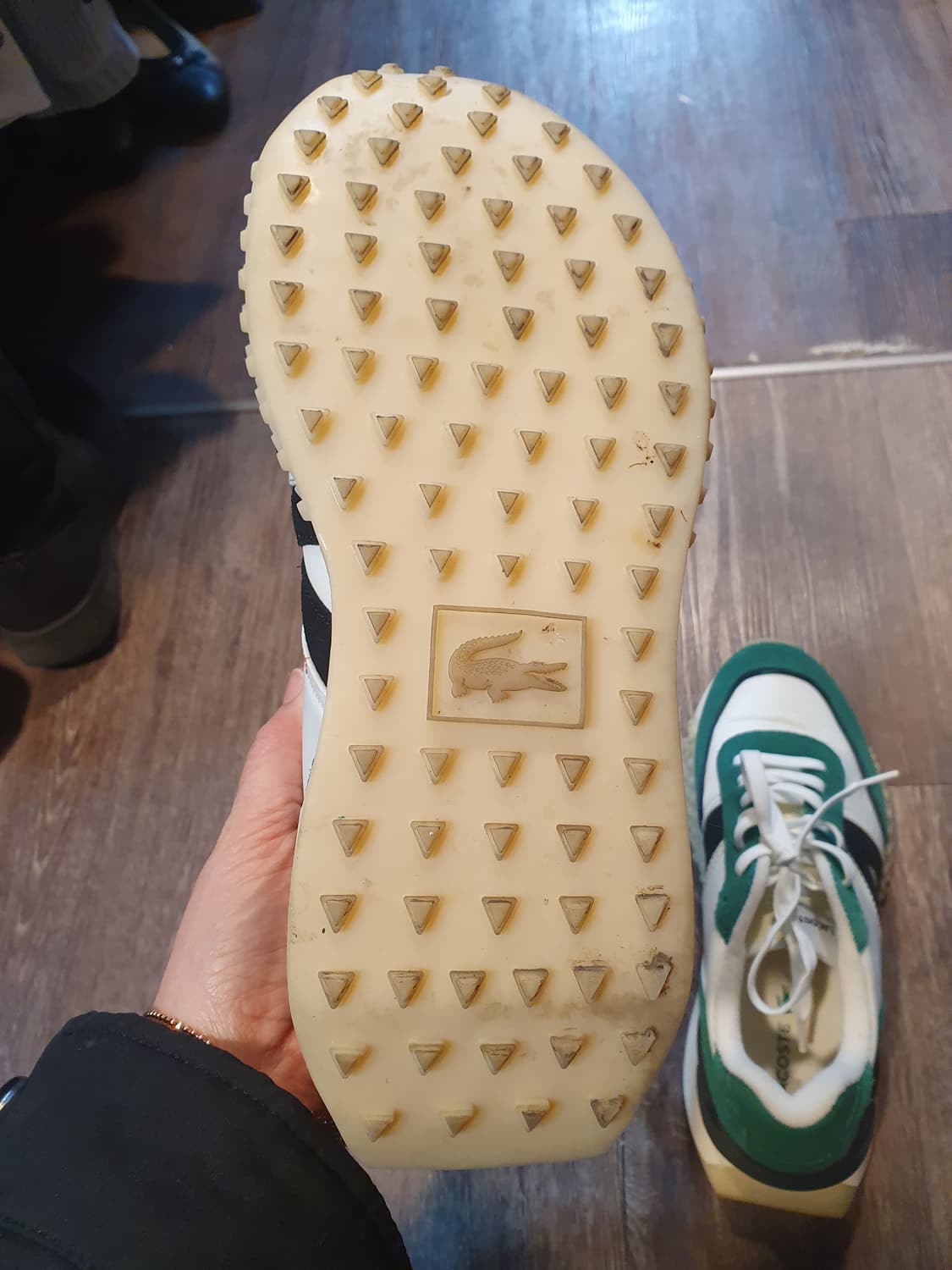 라코스테 스니커즈 그린/화이트 상품이미지5