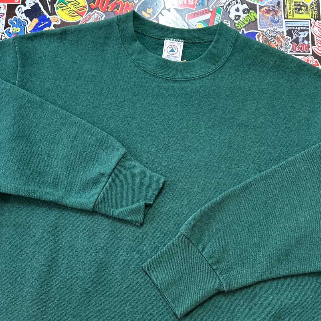 90s USA 델타 블랭크 빈티지 스웻셔츠 L 상품이미지3