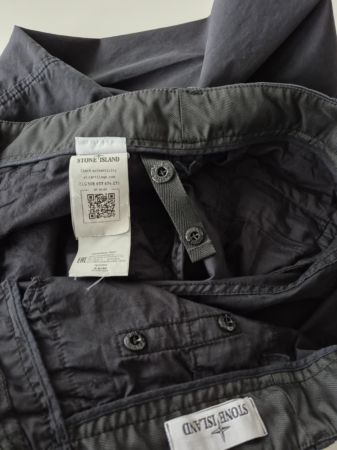 스톤아일랜드 카고 여름 면바지 상품이미지6