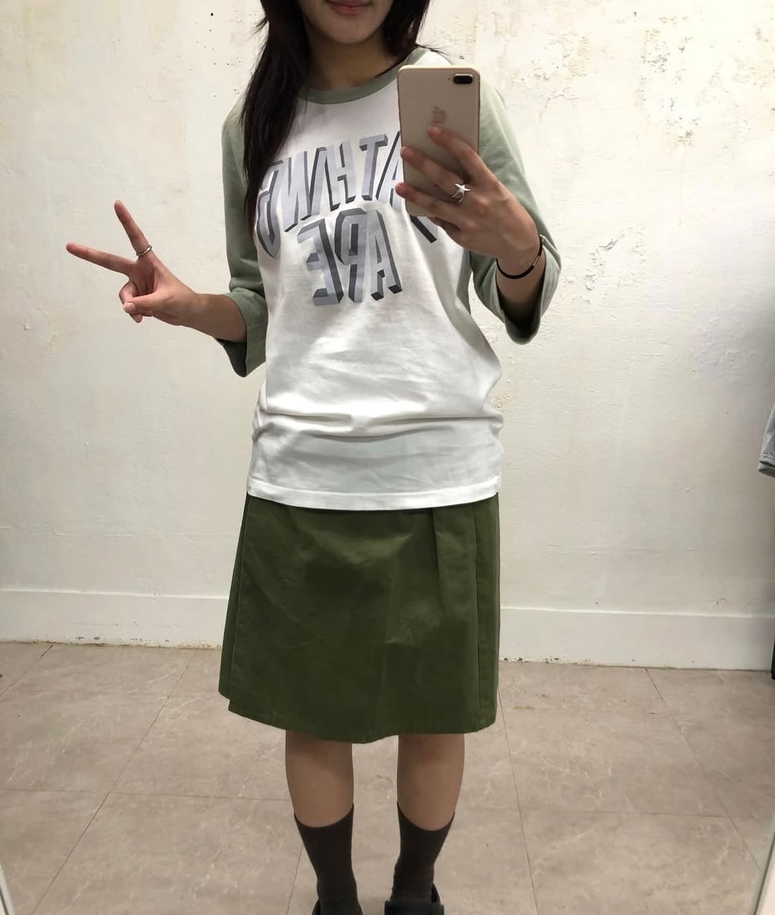 베이프 레글런 티셔츠  상품이미지3