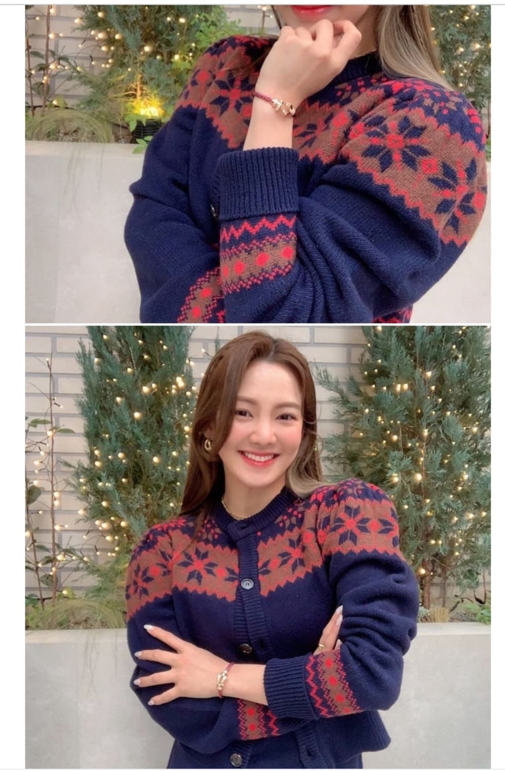 인스턴트펑크 원피스+가디건세트 상품이미지2