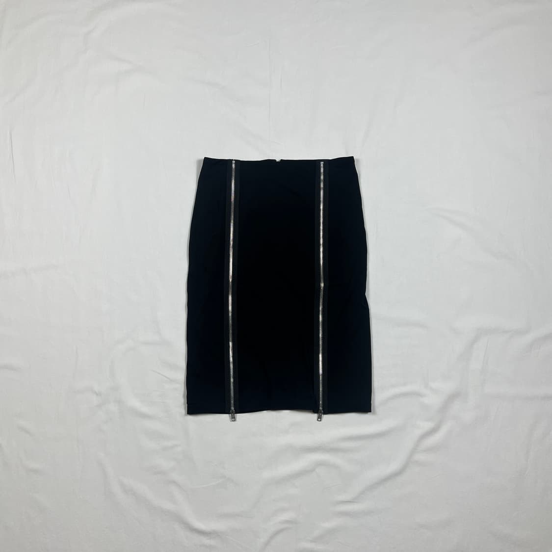 장폴고티에 지퍼 줄자패턴 스커트 치마 상품이미지2